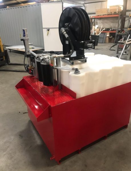 240-gallon-oil-crash-cart-hose-reel