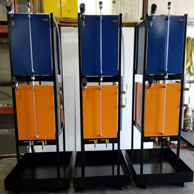 color-coded-steel-lube-storage-tanks